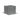 A square gray concrete planter with a textured, speckled finish and horizontal ridged detailing on the upper sides, shown on a white background with a soft shadow.