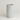 A tall, cylindrical planter with a textured, distressed light gray concrete finish, shown on a neutral light beige background.