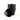 Seven matte black plastic plant pot liners, with six stacked and one leaning in front, on a clean white background.